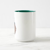 Camping Quote May The Forest Be With You On Wood マグカップ (中央)