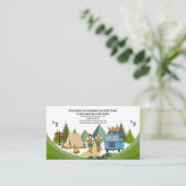 Camping Resort RV Park Outdoor Design 名刺 (スタンド正面)