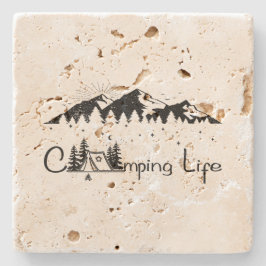 Camping Scene  ストーンコースター