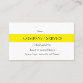 camping services editable card 名刺 (正面)