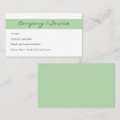 camping services editable card 名刺 (正面/裏面)