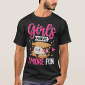 Camping Smores Girls Have S'More Kawaii Smores  Tシャツ (正面)