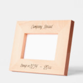 Camping Squad for Girl Scout Troops レーザー彫刻フレーム (左)