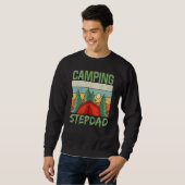 Camping Stepdad Campfire Camp Camper Campsite スウェットシャツ (正面フル)