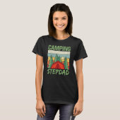 Camping Stepdad Campfire Camp Camper Campsite Tシャツ (正面フル)
