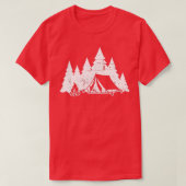 Camping tシャツ (デザイン正面)