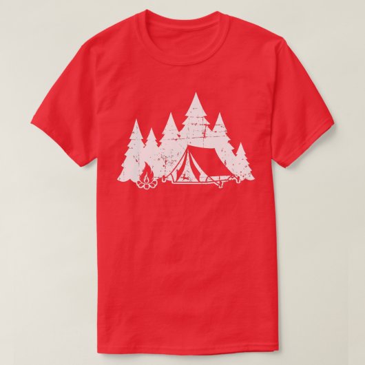 Camping tシャツ (デザイン正面)