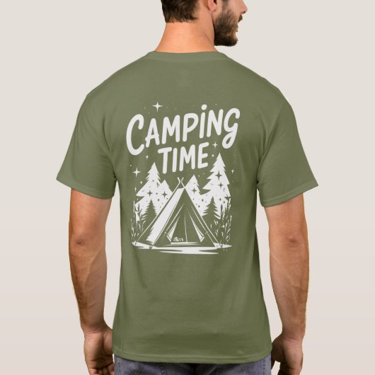 Camping Time Adventure Tee Tシャツ (裏面)
