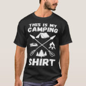 Camping Trailer Dies ist mein Camping   Camper Va Tシャツ (正面)