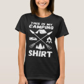 Camping Trailer Dies ist mein Camping   Camper Va Tシャツ (正面)