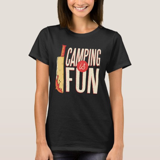 Camping Trip Bloody Knife True Crime Family Vacati Tシャツ (正面)