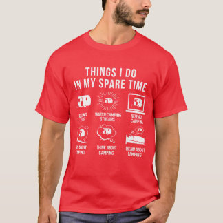 Campingents Mobile Home Saying Freeime friend Tシャツ