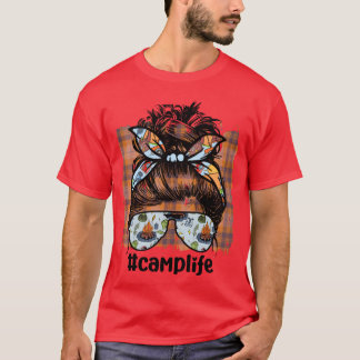 camplifeLadies CampLife Outr Adventure Camping fam Tシャツ