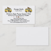 Campmobileのキャンピングカーヴァン 名刺 (正面/裏面)