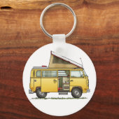 Campmobile Camper Van Keychain キーホルダー (正面)