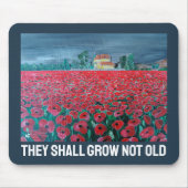 Campo de Amapolas Painting by Alfred Fox マウスパッド (正面)