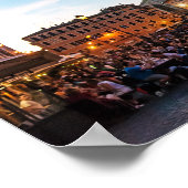 Campo de Fiori at sunset，ローマ，イタリア，ポスター ポスター (角)