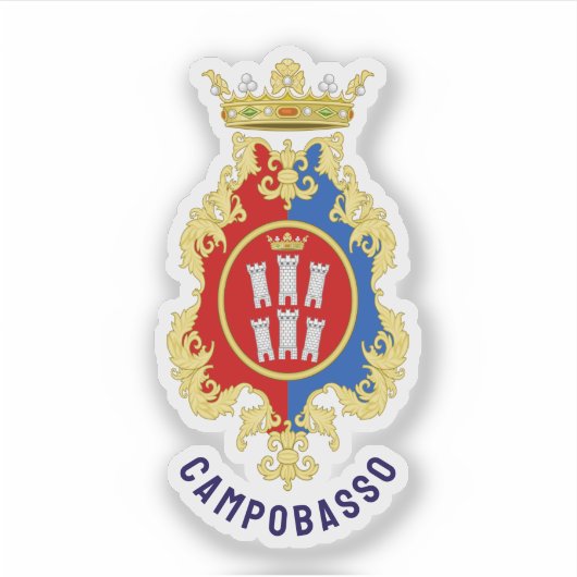 Campobasso coat of arms, Italy シール (正面)
