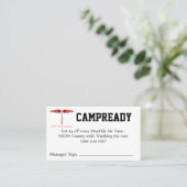 CAMPREADY Coupon 名刺 (スタンド正面)