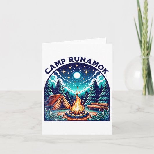 Camps Runamok Musical Playing Tee For Youth Kids M カード (正面)