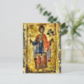 Campsada正統派キリスト教アイコンのSt.Tryphon ポストカード (スタンド正面)