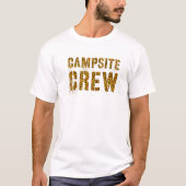CAMPSITE CREW Leopard Print Summer Staff Counselor Tシャツ (正面)