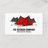 Campsite, Holiday Park Owner, Manager 名刺 (正面)