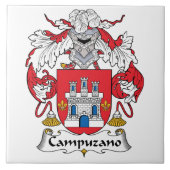 Campuzanoの家紋 タイル (正面)