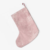 Campy Purple Shimmer Fairy Letter R Personalized スモールクリスマスストッキング (裏面 (吊り時))