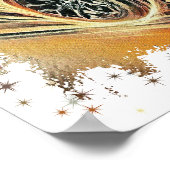 can am High-Speed Orange Supercar ポスター (角)