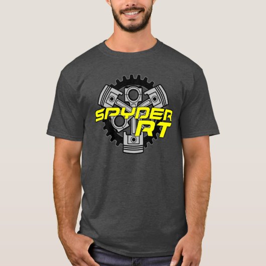 Can Am Spyder RT 3ピストンシャツ Tシャツ (正面)