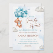 Can Bearly Wait Baby Shower Invitation 招待状 (正面)