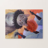 Can-Can Cabaret Dancer Cat ジグソーパズル (横)