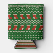 Can Cooler small Ugly Sweater Stockings Knit 缶クーラー (正面)