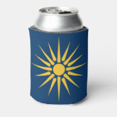 Can Cooler with flag of Macedonia, Greece 缶クーラー (缶裏面)