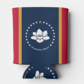 Can Cooler with flag of MIssissippi, USA 缶クーラー (裏面)