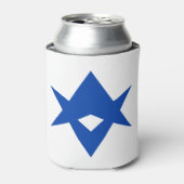Can Cooler with flag of Toyota City, Japan 缶クーラー (缶正面)