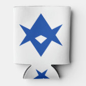 Can Cooler with flag of Toyota City, Japan 缶クーラー (正面)