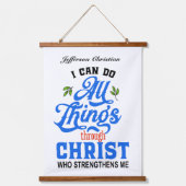 Can do all things through Christ 吊り下げ型タペストリー (正面)