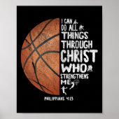 Can Do All Things Through Christ Philippians 413 B ポスター (正面)