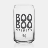 Can Glass : HALLOWEEN Boo Boo Spirits ガラス缶 (正面)
