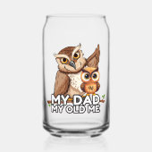 Can Glass : My Dad My Old Me ガラス缶 (正面)