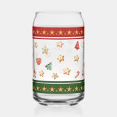 Can Glass with Christmas Cookies ガラス缶 (裏面)