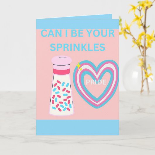 Can i be your sprinkles カード (黄色い花)