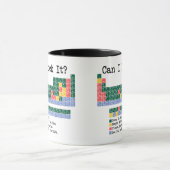 Can I Lick It Chemistry Periodic Table–Fun Science マグカップ (中央)