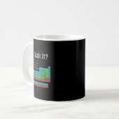 Can I Lick It Funny Back To School Periodic Table  コーヒーマグカップ (正面左)