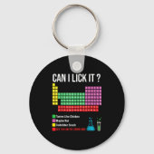 Can I Lick It Periodic Table Chart Science Teacher キーホルダー (正面)