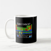 Can I Lick It Periodic Table Chart Science Teacher コーヒーマグカップ (左)