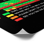 Can I Lick It Periodic Table Chart Science Teacher ポスター (角)