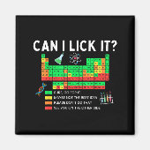 Can I Lick It Periodic Table Chart Science Teacher マグネット (正面)